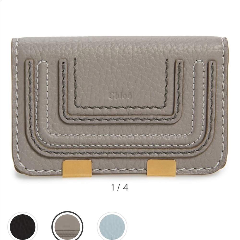 CHLOÉ Marcie Marci Card Holder Wallet NWOT